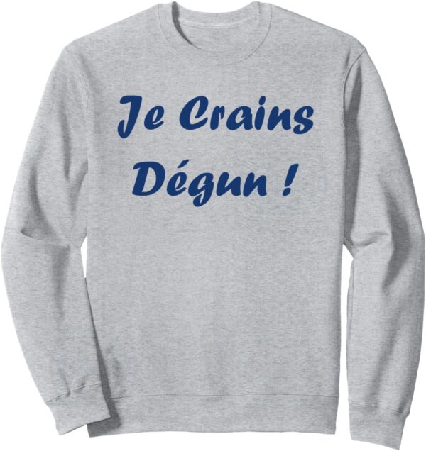 Sweatshirt Humour du sud Je crains dégun Expression Cadeau-0