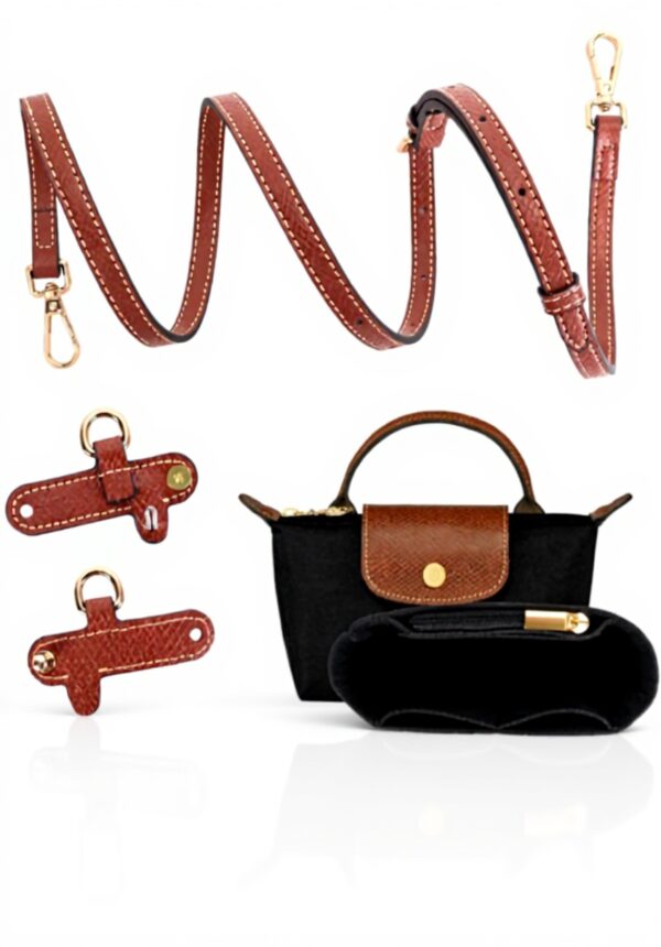 Organiseur sac Longchamp GADITIEK bandoulière réglable sans