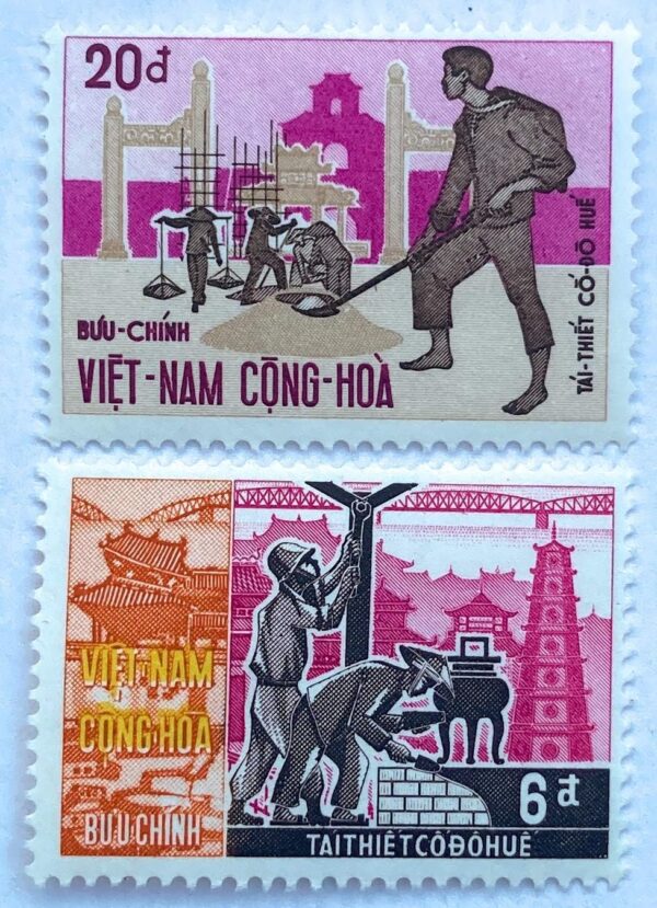 Timbres collection Vietnam sud authentiques neufs 1970-0