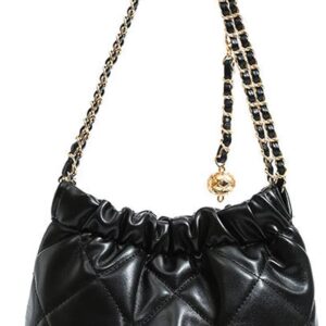 Sac bandoulière femme JiaDanweng cuir noir imperméable-0