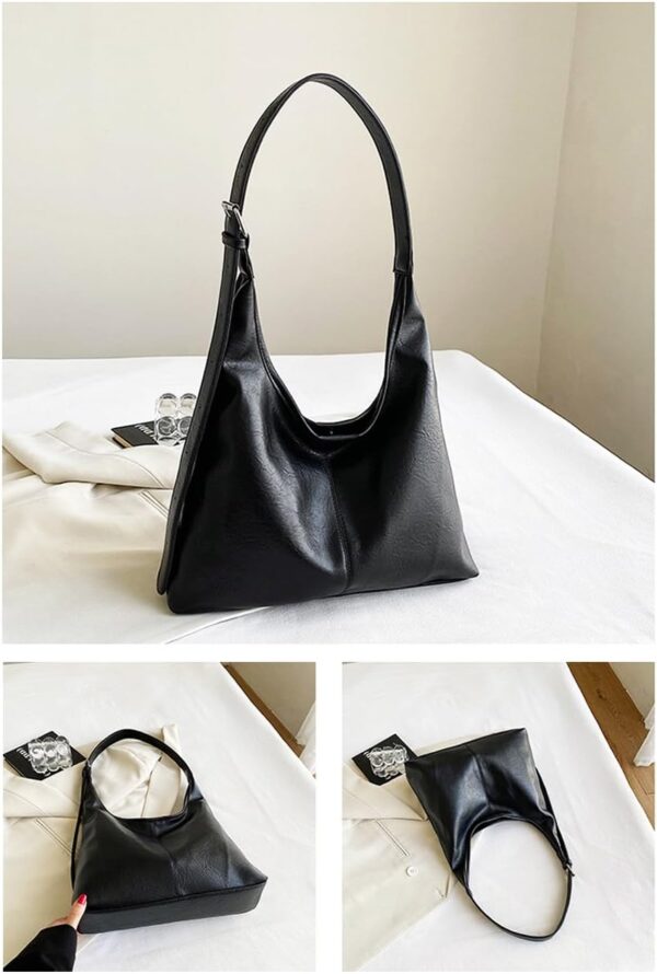Sac bandoulière femme JiaDanweng cuir noir chic pratique-1