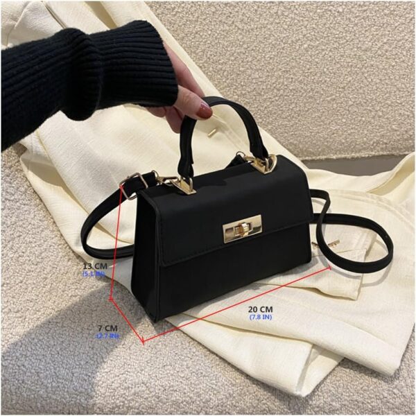 Sac bandoulière femme JiaDanweng cuir noir chic spacieux-2