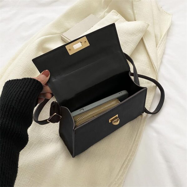 Sac bandoulière femme JiaDanweng cuir noir chic spacieux-3