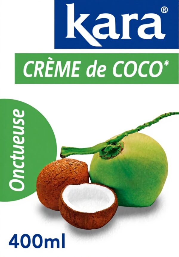 Crème de coco Kara onctueuse extrait frais 400ml