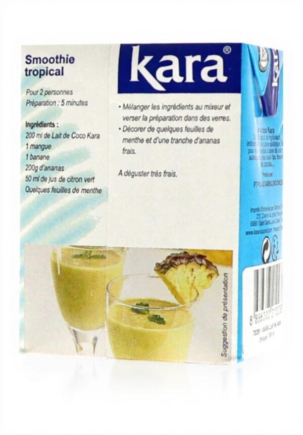 Lait de coco Kara brique 200ml lot de 2 cuisine végétalienne