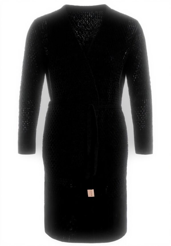 Cardigan long tricoté femme Knit Factory Gina laine alpaga