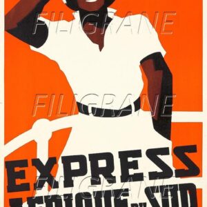 Poster Afrique du Sud PostersAndCo vintage sans cadre-0