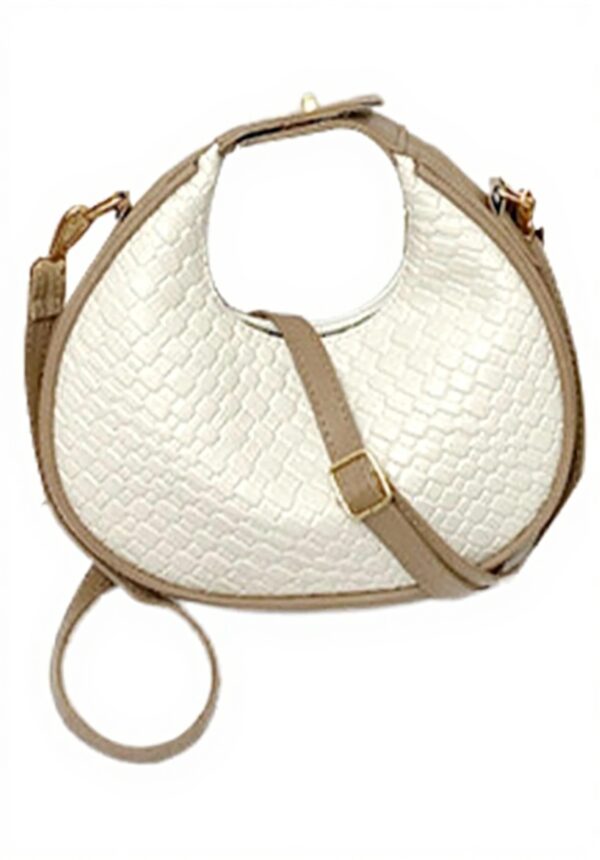 Sac fourre-tout cuir PU femme Generico design demi-lune