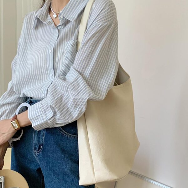 Sac cuir femme Generisch grand capacité design tendance-8