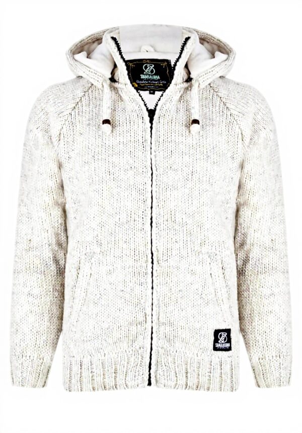 Cardigan sportif laine femme Shakaloha capuche beige XL