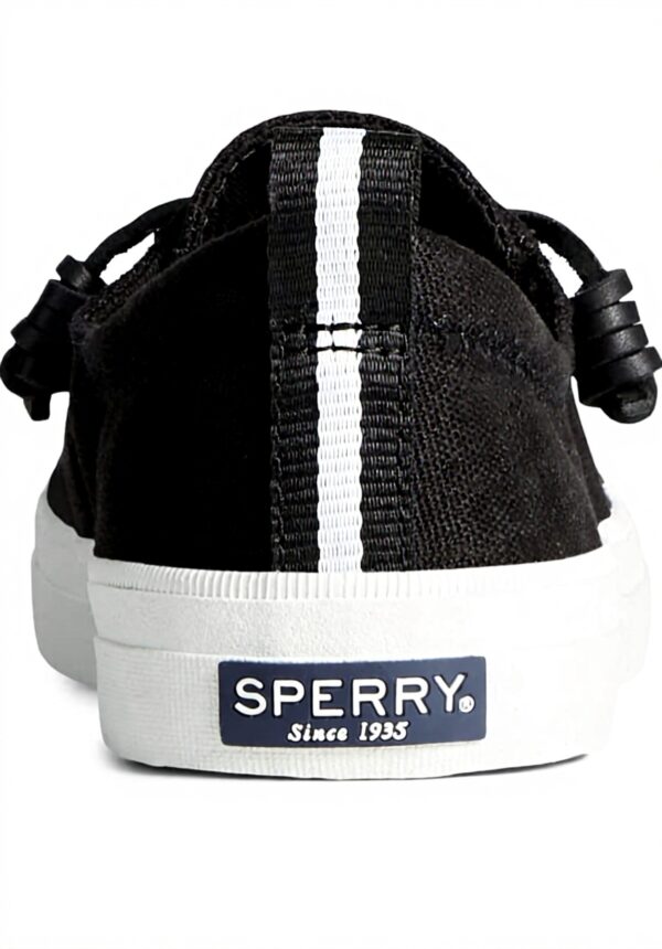Sperry Baskets Crest Vibe Femme Noir Confortable Semelle