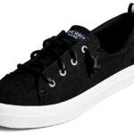 Sperry Baskets Crest Vibe Femme Noir Confortable Semelle
