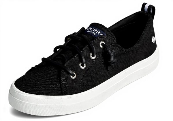 Sperry Baskets Crest Vibe Femme Noir Confortable Semelle