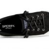 Sperry Baskets Crest Vibe Femme Noir Confortable Semelle