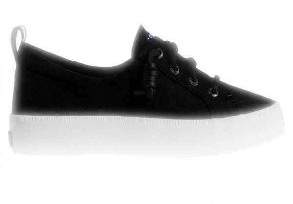 Sperry Baskets Crest Vibe Femme Noir Confortable Semelle