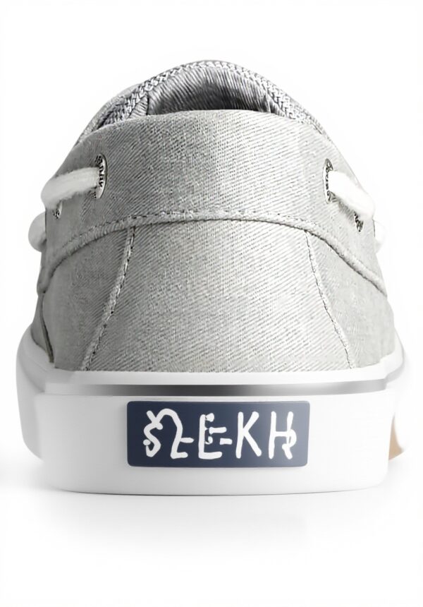 Sperry Baskets Homme Toile Lacets 360 Degrés Gris