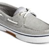 Sperry Baskets Homme Toile Lacets 360 Degrés Gris