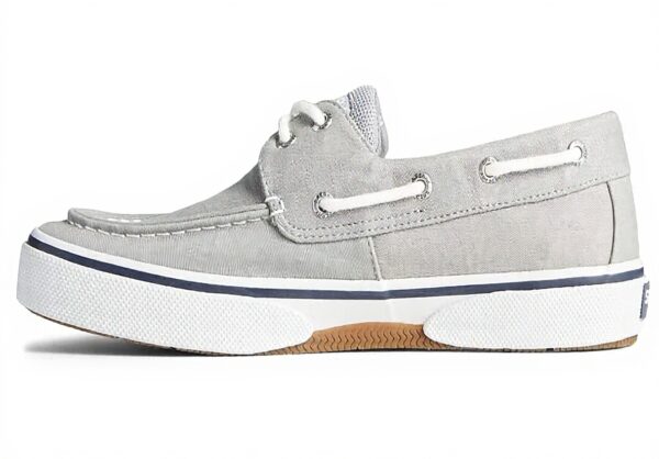 Sperry Baskets Homme Toile Lacets 360 Degrés Gris