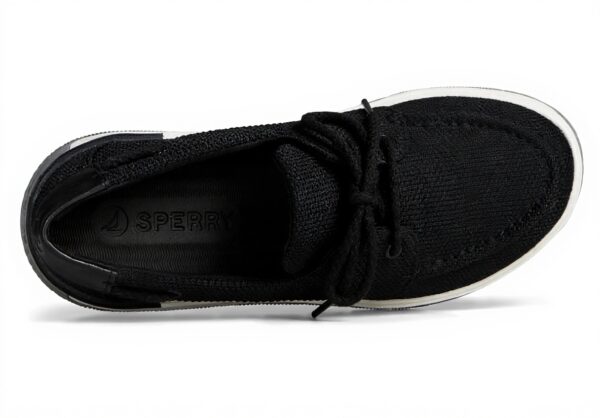 Chaussures bateau Sperry homme noir confort polyester