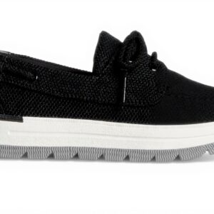 Chaussures bateau Sperry homme noir confort polyester