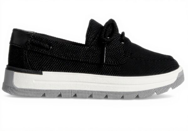 Chaussures bateau Sperry homme noir confort polyester