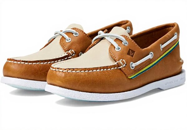 Sperry Chaussures bateau homme cuir lacets signature