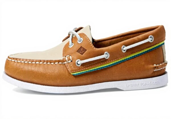 Sperry Chaussures bateau homme cuir lacets signature