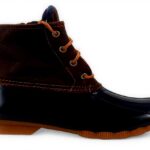 Bottes fille Sperry Saltwater cuir laçage fermeture éclair