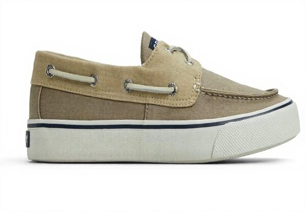 Sperry Bahama II Chaussure Bateau Homme Toile Kaki