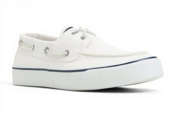 Sperry Bahama II Chaussure Bateau Homme Blanc Gris