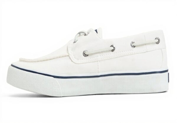 Sperry Bahama II Chaussure Bateau Homme Blanc Gris