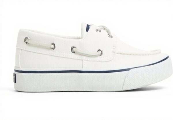 Sperry Bahama II Chaussure Bateau Homme Blanc Gris