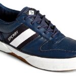 Sperry Halyard Baskets Homme Cuir Synthétique Confort Marine