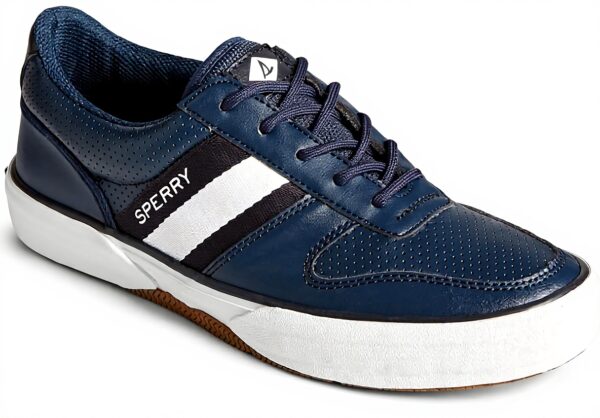 Sperry Halyard Baskets Homme Cuir Synthétique Confort Marine