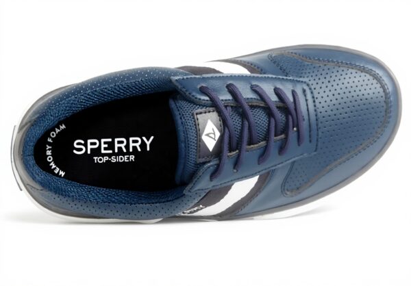 Sperry Halyard Baskets Homme Cuir Synthétique Confort Marine
