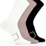 Chaussettes homme Sperry confortables lot 3 paires noir gris