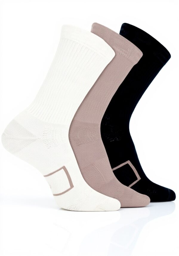 Chaussettes homme Sperry confortables lot 3 paires noir gris