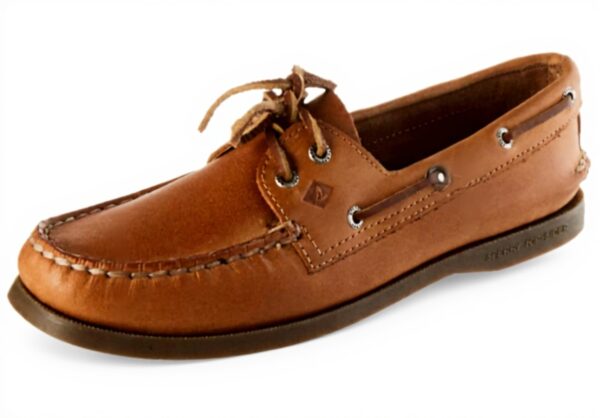 Sperry AO 2-Eye Leather Sahara Mocassin Femme Cuir