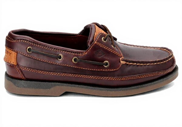 Sperry AO 2-Eye Leather Chaussures Bateau Femme Sahara