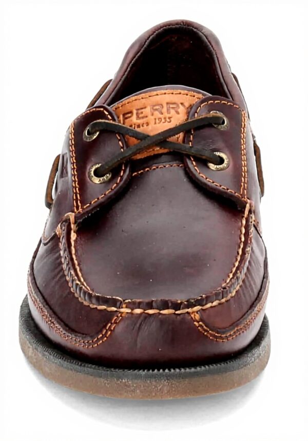 Sperry AO 2-Eye Leather Chaussures Bateau Femme Sahara