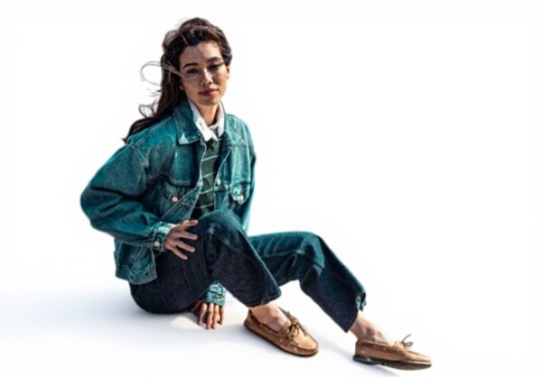 Sperry AO 2-Eye Leather Sahara Mocassin Femme Cuir