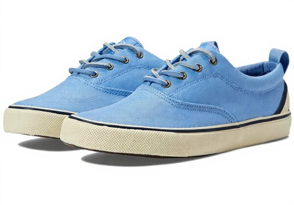 Sperry Striper II CVO Seacyclé Basket Homme Nylon Bleu