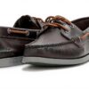 Sperry Top-Sider Bahama II Mocassin Homme Cuir Traction Gris