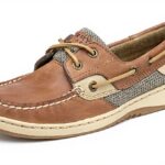 Sperry Bluefish 2 Eye Chaussure Bateau Femme Marron Linen
