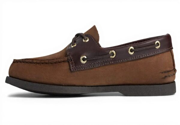 Sperry Top-Sider Chaussures Bateau Homme Cuir Beige Sahara