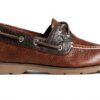 Sperry Top-Sider Leeward Chaussure Bateau Homme Marron Cuir