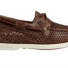 Sperry Top-Sider Chaussure Bateau Homme Cuir Miel