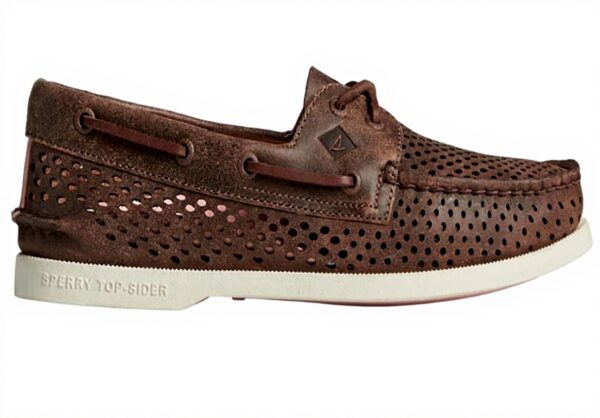 Sperry Top-Sider Chaussure Bateau Homme Cuir Miel