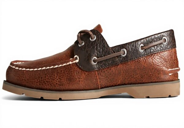 Sperry Top-Sider Leeward Chaussure Bateau Homme Marron Cuir