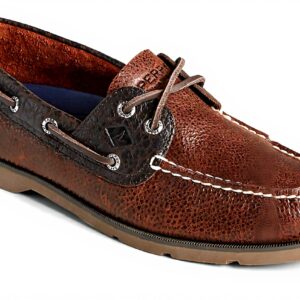 Sperry Top-Sider Leeward Chaussure Bateau Homme Marron Cuir